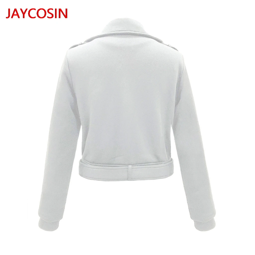 Куртка JAYCOSIN женская модный короткий кардиган с длинным рукавом Открытый спереди