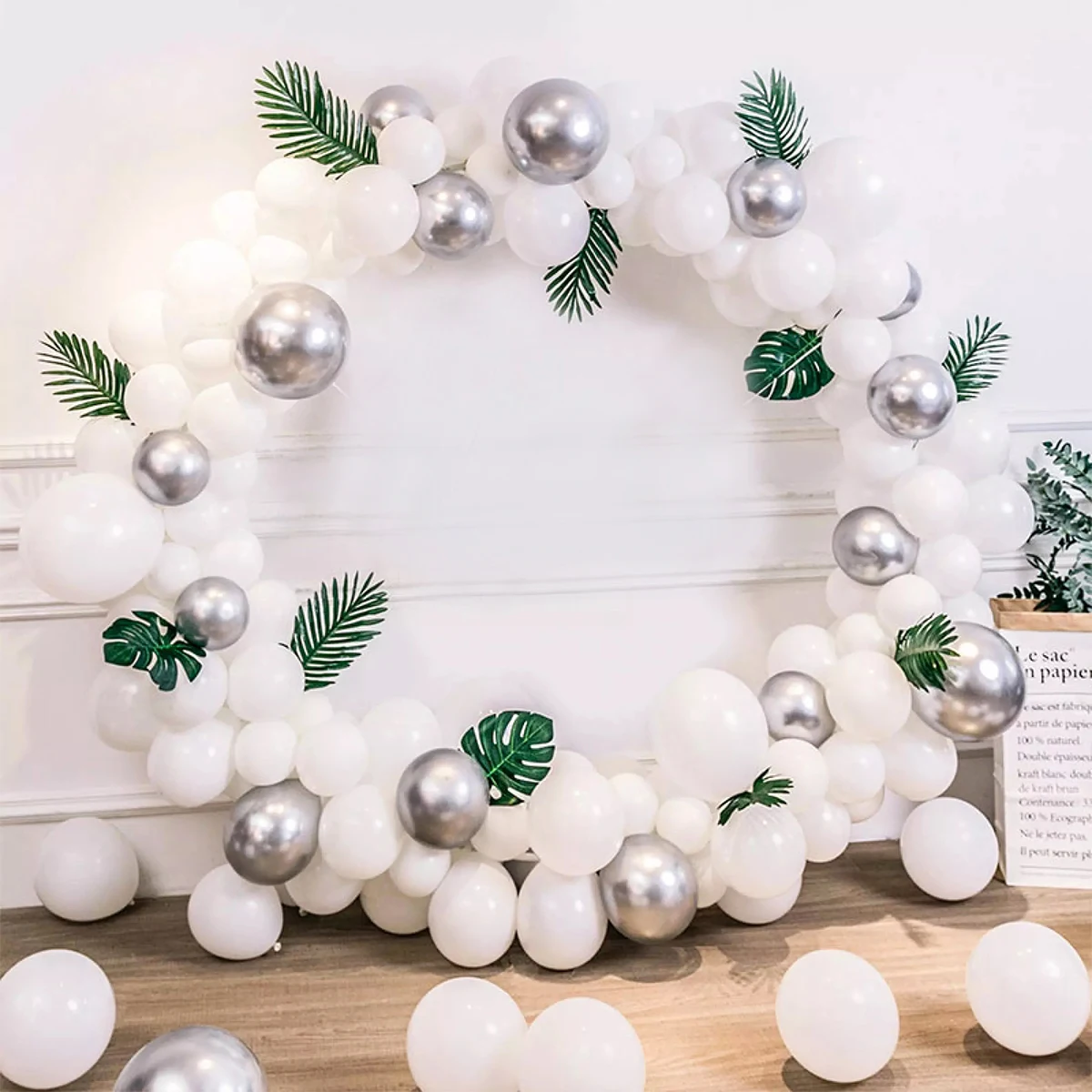 Bow Of Balloon Arch Ring DIY Wreath Frame Holder Circle Ballon Column Garland Stand Baby Shower Birthday party Wedding Decor | Дом и сад