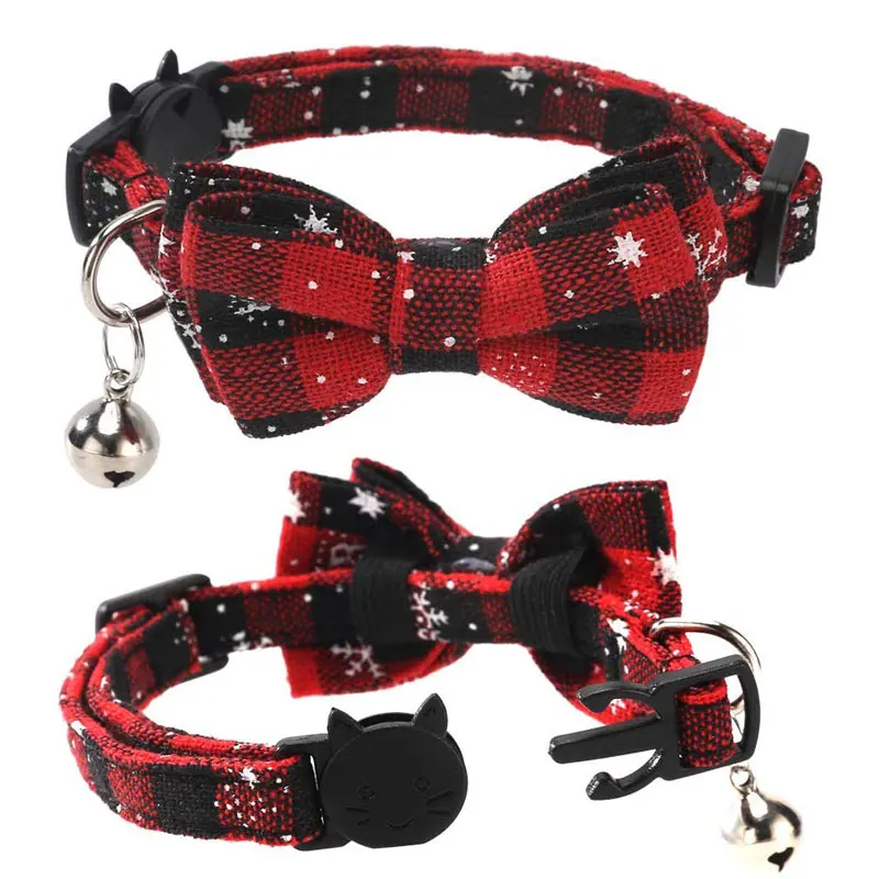 Рождественский воротник с кошачьими ушками 2 упаковки/комплект милым