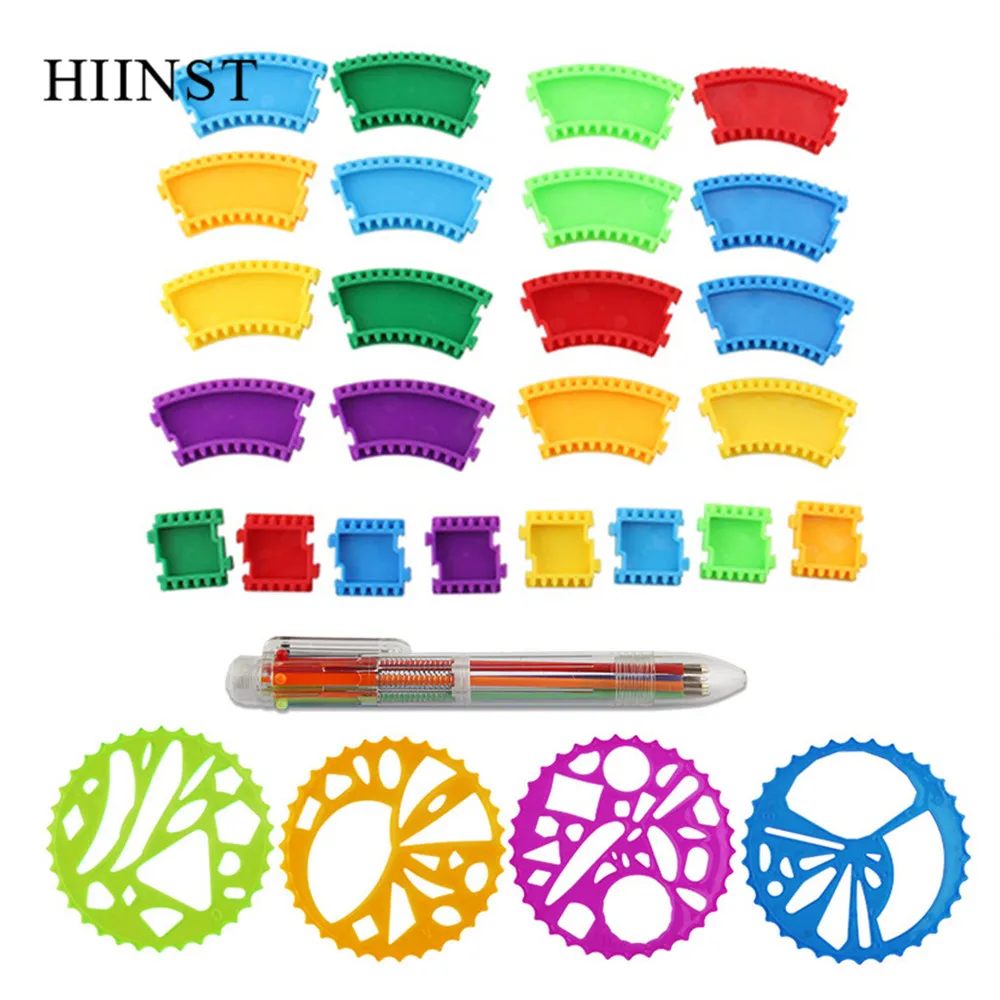 HIINST игрушки для детей набор ручек творчества Спирограф рисование Детские