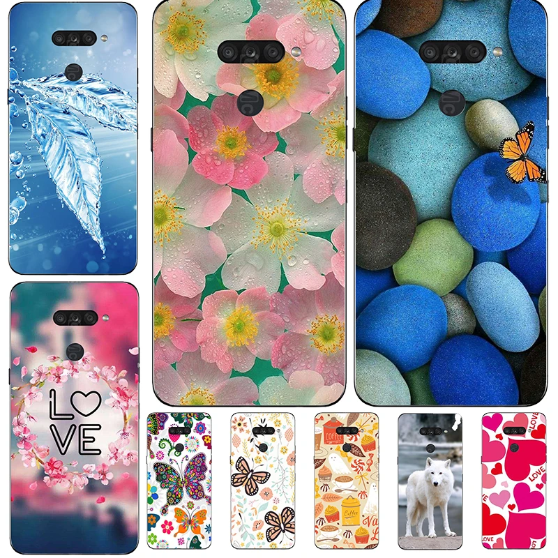 Чехол с рисунком для LG K50S K 50S 6 5 дюйма задняя крышка цветочным медведя кота собаки