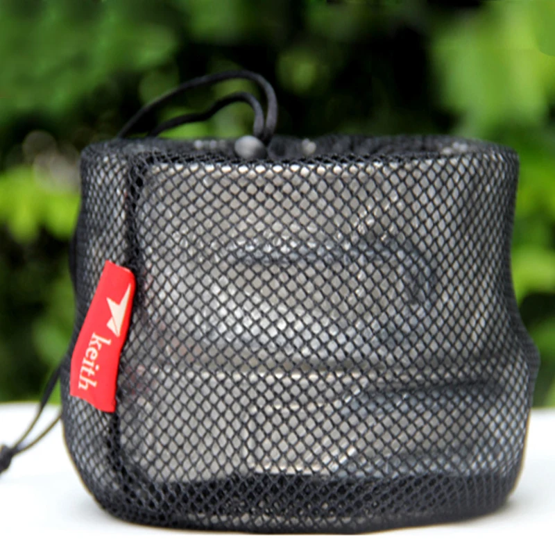 Сверхлегкая посуда для кемпинга титановая активного отдыха походов пикника