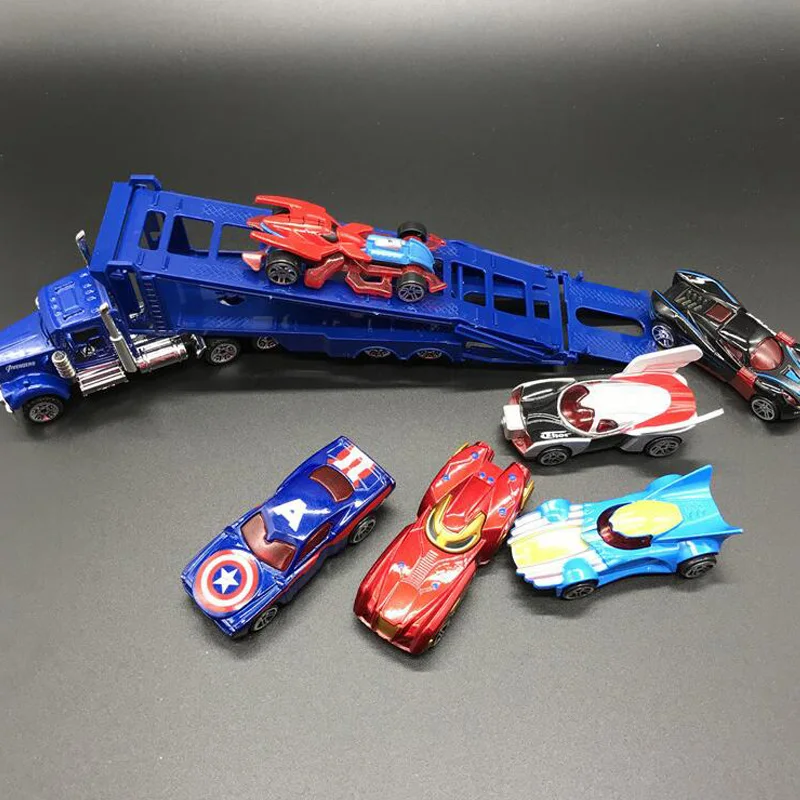 Мстители 1: 64 брелок для автомобильных ключей, набор Batman Batmobile Diecasts железа Spider-man Капитан Америка модель грузового автомобиля игрушки для Для детей