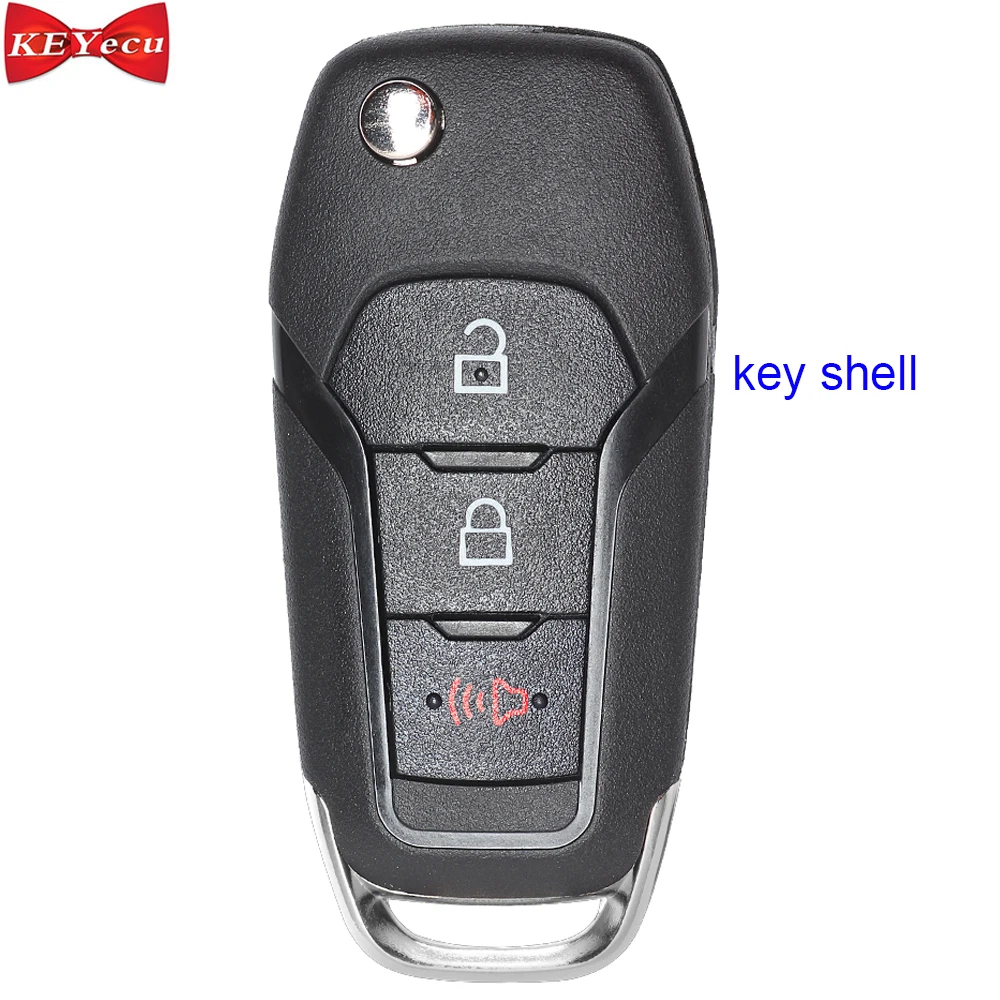KEYECU 2 шт. для Ford EcoSport F 150 250 350 450 550 Explorer дистанционный ключ автомобиля в виде