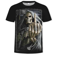 2021 summer hot selling pop surrealistic style clothing for men and women 3dt shirt casual cool dark punk trend pattern