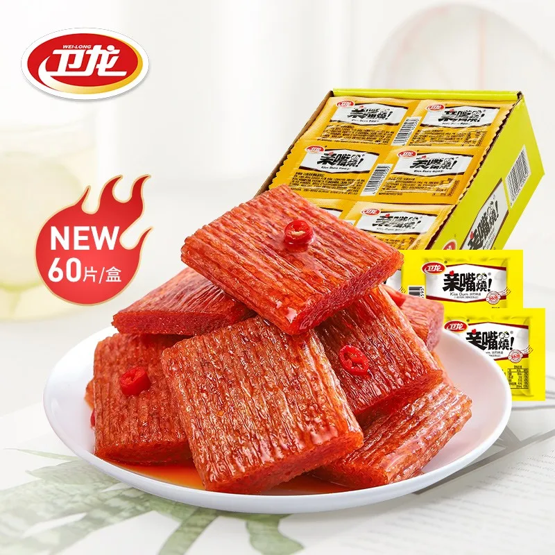 

Kiss Mouth Spicy Strips Spicy Slices 600g/Boxed Sichuan Fragrant Flavor Independent Small Package