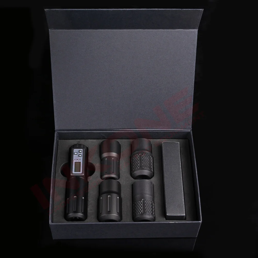 Аккумуляторная ручка вращающийся картридж тату машина с светодиодный