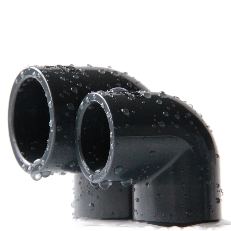 

1/5pcs PVC Water Supply Pipe Fittings Elbow Connectors Joint Irrigation Water Parts Adapter I.D.20-50mm