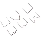 100 шт. термостеплер скобы для пластика сварочного аппарата ремонт плавкого термосварки сварочный бампер инструмент для ремонта автомобиля