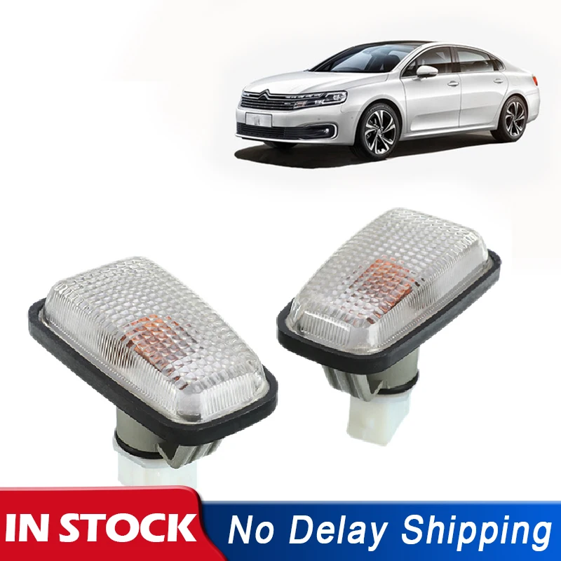 

2Pcs Flowing Turn Signal Side Marker Light Repeater Lamp Blinker For Citroen Saxo Berlingo Xsara For Peugeot 106 306 406 806