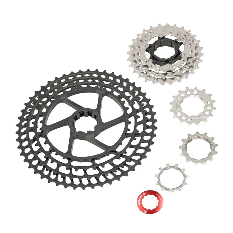 BOLANY велосипед Freewheel MTB 11 50t 10 скоростной Сверхлегкий Кассетный 376g горный CNC