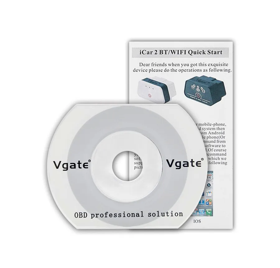 Vgate iCar 2 ELM327 Wifi/Bluetooth V2.1 OBD OBD2 диагностический инструмент для IOS /Android Icar2 Bluetooth OBDII