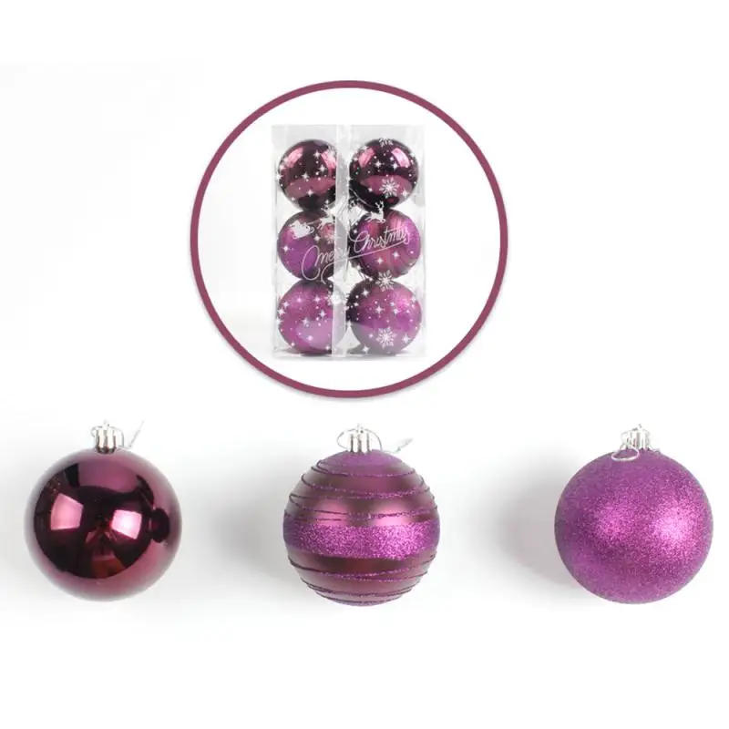 6cm03 12pcs 12 шт./5 шт./партия, украшения для рождественской елки, подвесные рождественские украшения для дома, рождественские украшения для самодельного изготовления, украшения для шаров - Цвет: 6cm03 12pcs