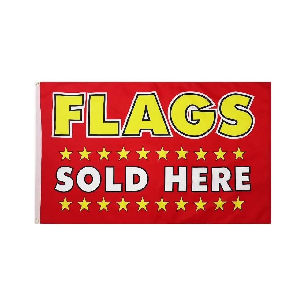 

3X5 Ft Flags Sold Here Flag Banner Sign Advertising Flag