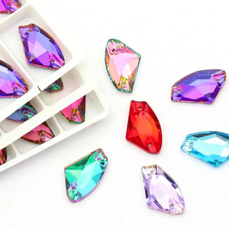 

Galactic K9 Crystal Strass Glass Flatback Sew-on Rhinestones for Diy Craft Christmas Clothing Garment Decoration Jewelry Beads