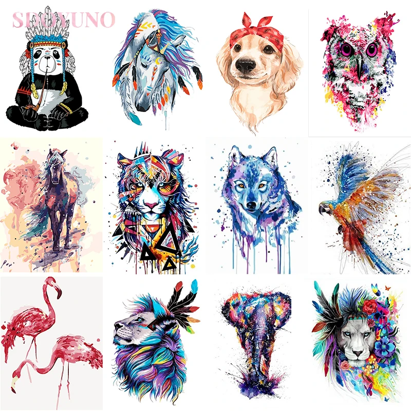 Набор масляных красок сделай сам красочные картины по номерам с рамкой для