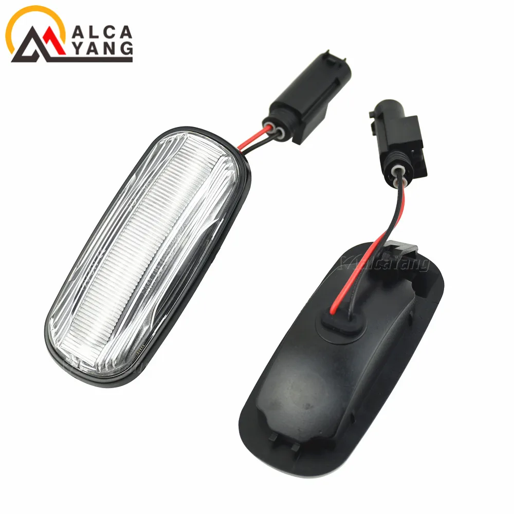 Последовательный мигающий светодиодный указатель Поворота Боковой габаритный