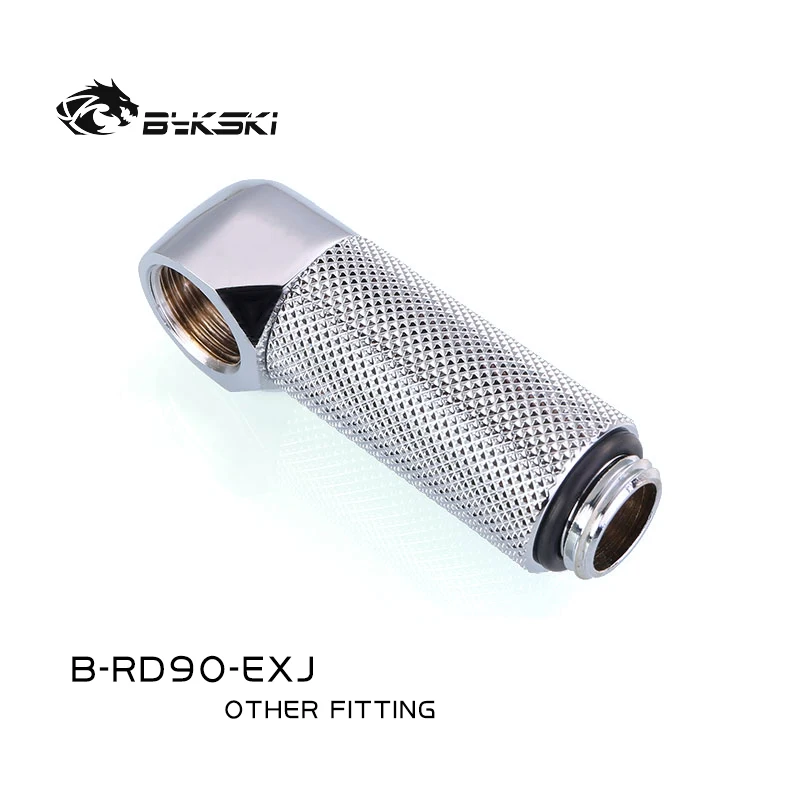 Bykski B-RD90-EXJ 90 градусов локоть женщина-мужчина расширенный поворотный фитинг G1/4