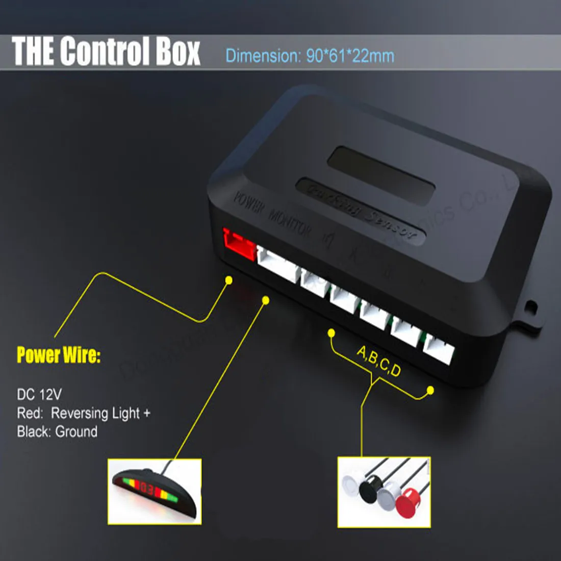 Комплект автомобильных датчиков парковки обратный резервный монитор Системы