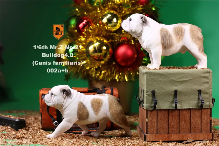 Mr.Z 1/6 Resin French Bulldog Set Garage Kit Statue for 12inch Action Figure Sence DIY | Игрушки и хобби