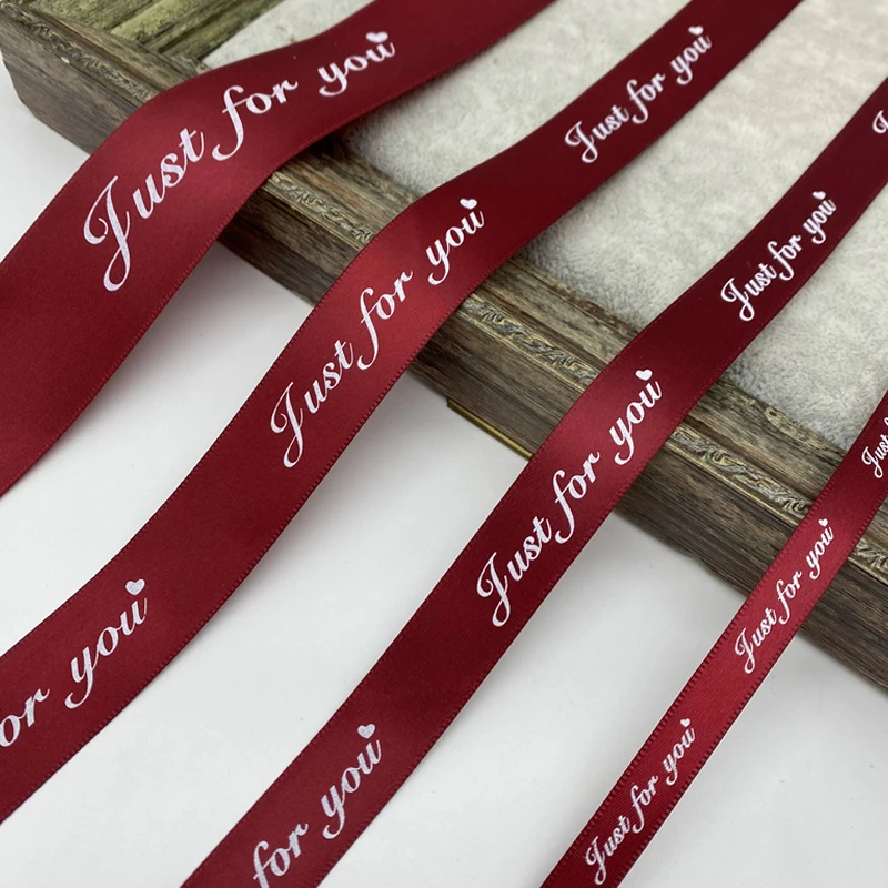 Бесплатная доставка подарочная лента на заказ/атласная с принтом