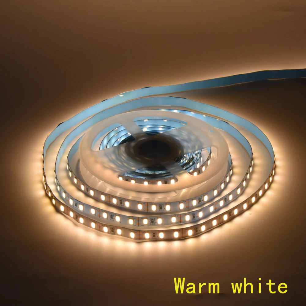 Корейский импортный чип супер яркий 120 светодиодный s/m 5 м DC12V SMD5630 не водонепроницаемая гибкая светодиодная лента ярче, чем 5050,2835 - Испускаемый цвет: 3000K