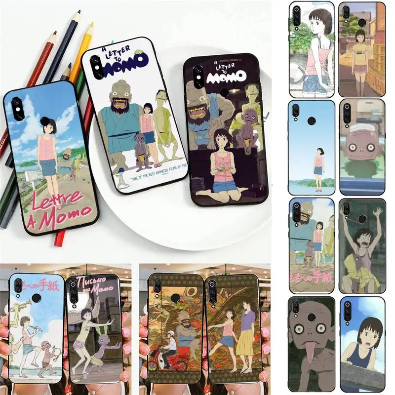 

FHNBLJ A Letter To Momo Manga Poster Phone Case For Redmi 5 S2 K30pro Fundas for Redmi 8 7 7A note 5 5A Capa