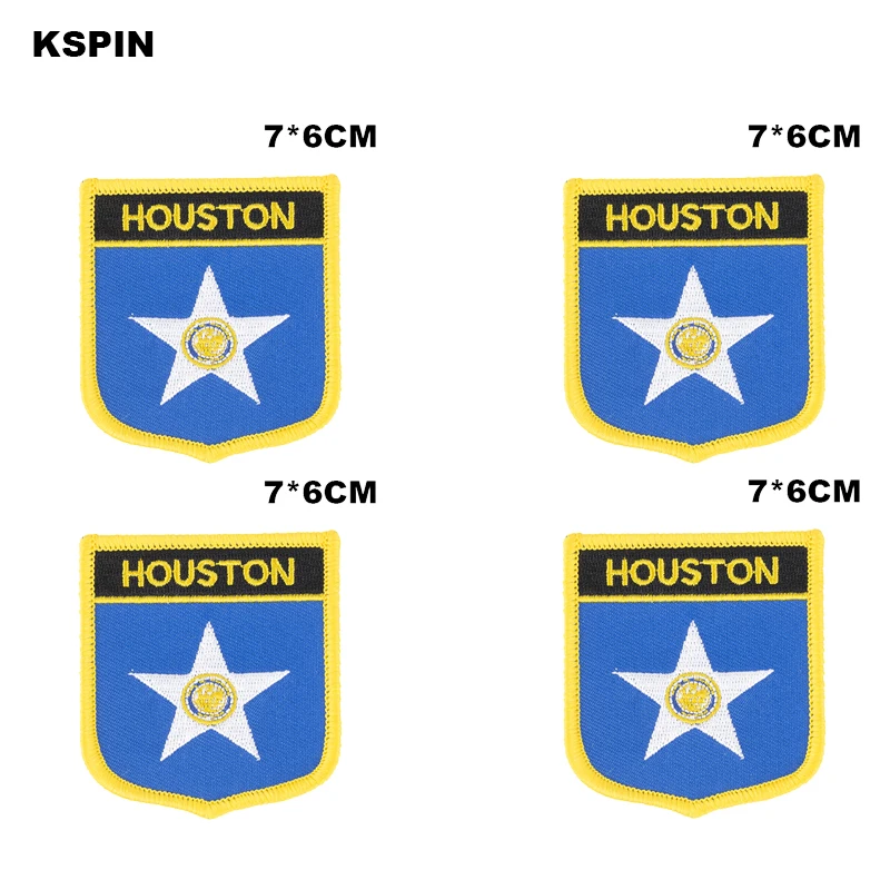Того Shiled форма флаг нашивки с национальным флагом для одежды DIY украшения PT0051