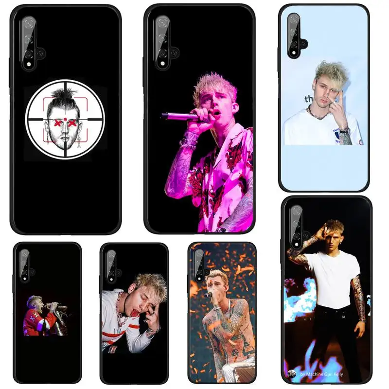 MGK машинный пистолет Kelly Rapper чехол для телефона Huawei Honor Y 7 2019 6p 8s 20 30 Pro 9 S Psmart V30 Honor8 10