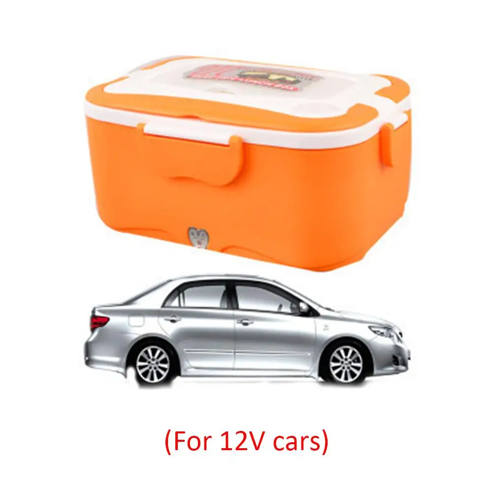 12/24V 1.5L Портативный автомобиля нагрева Коробки для обедов автомобильный электро ланч бокс подключаемого модуля Крышка для еды грелка для водителя