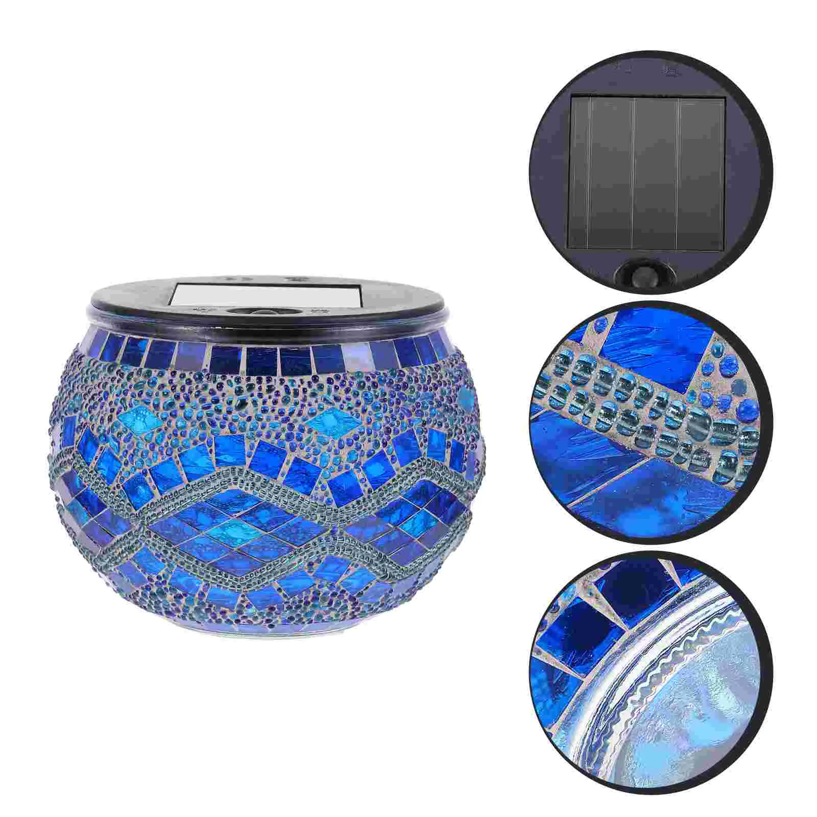 

Solar Yard Light Decorative Lawn Light Home Waterproof Lamp Mosaic Light Decor