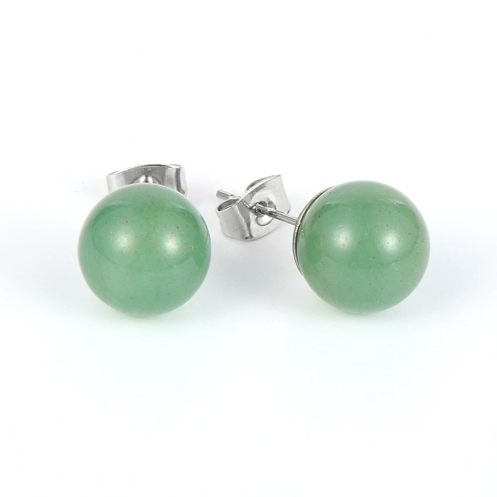 Женские круглые бусины из натурального камня с лазуритом зеленые