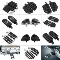motorcycle universal 32mm 1 25 male foot pegs footrest pedal front rear rubber foot peg rest for harley yamaha honda suzuki