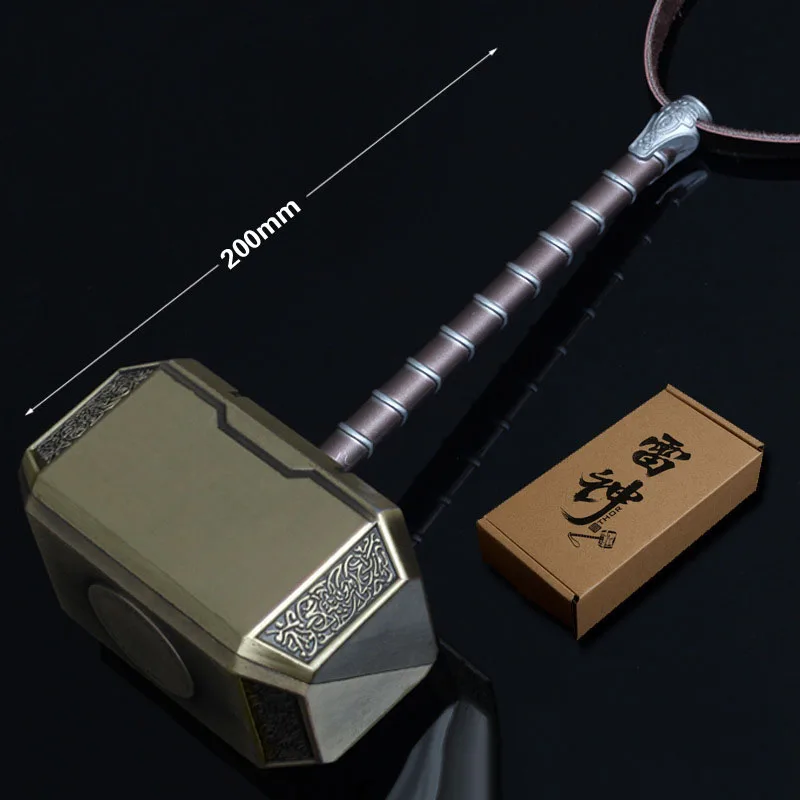 Лидер продаж 2020 металлический Литая игрушка в виде супергероя Тора из серебра и