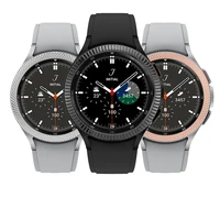metal bezel for samsung galaxy watch 4 classic 42mm 46mm watch3 41mm 45mm cover protection ring bumper adhesive case