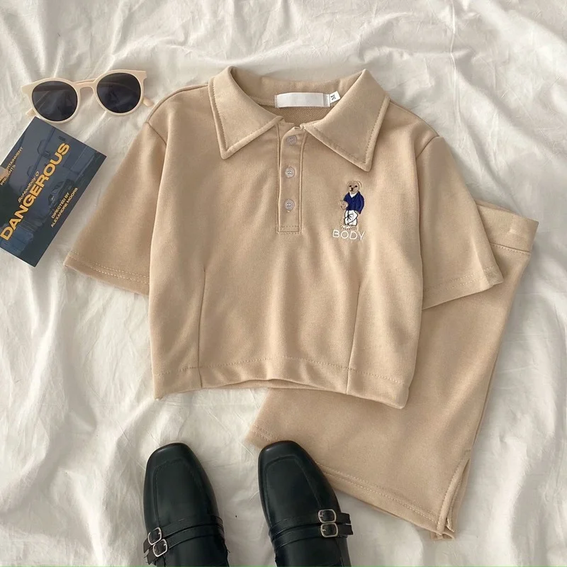 

2 Piece Set Women Outfit Summer Slimming Top High Waist Skirt Sports Casual Two-Piece Suit