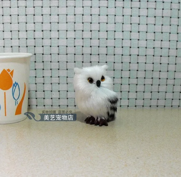 3D статическая модель сова декорация Рождественский подарок украшение