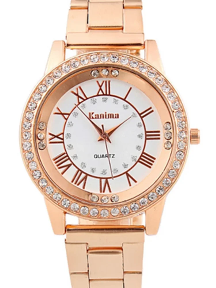 Часы наручные для мужчин и женщин роскошные кварцевые модные стальные