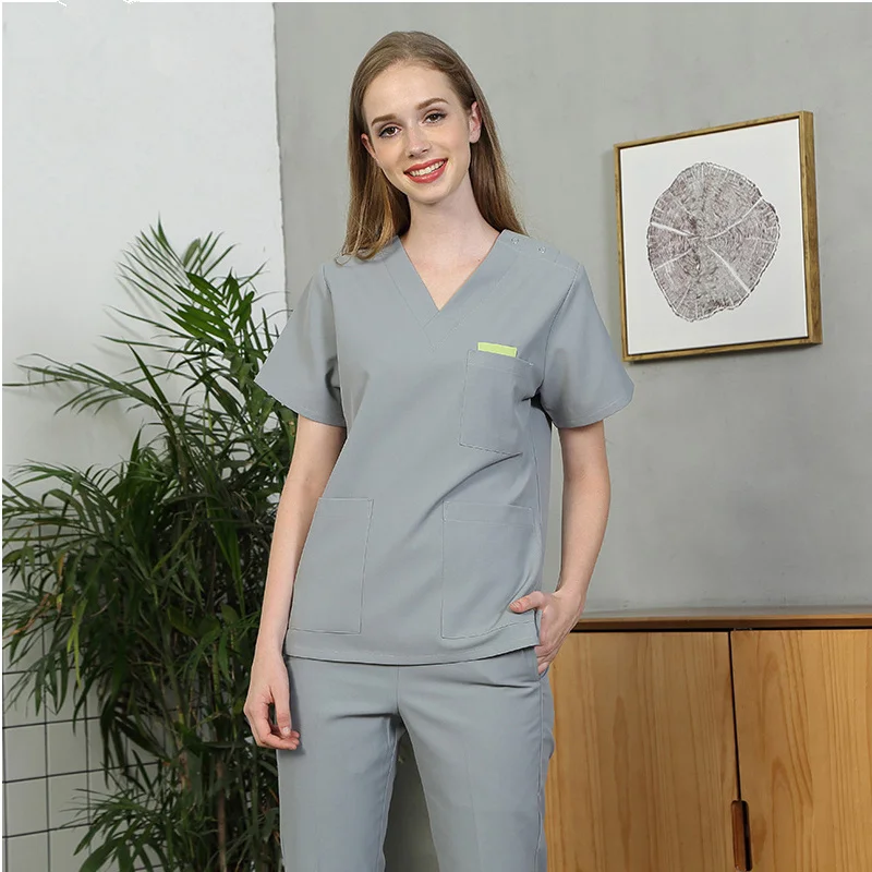 Скрабы медицинская униформа для женщин медсестра равномерной салон красоты