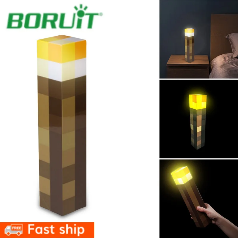 BORUiT New Luminous Torch Miner's Lamp Ultra Bright Yellow LED Flashlight Torch Light Waterproof Torch with 1200mA 18650 Battery
