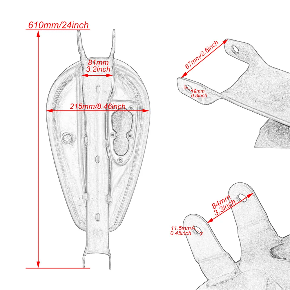 Мотоцикл замена масла топливный бак 3 8 галлонов галлон Бензобак инъекции для Harley