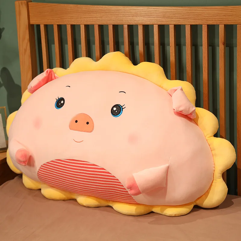 

60/80cm Kawaii Fat Pig Plush Toy Stuffed Animal Plush Pillow Soft Cushion Pig Doll Children’s Birthday Gift Home Decoration