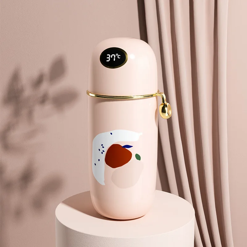 

400ml Top Grade Smart Thermos Bottle Touch Temperature Display 316 Stainless Steel Water Bottle Tea Coffee Mug for Home Travel