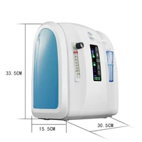 220v portable 1 6lmin oxygen generator concentrator adjustable air purifier machine with anion and spray function