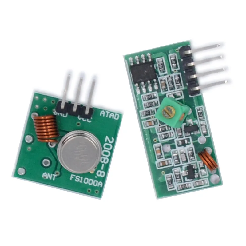433 МГц RF беспроводной модуль передатчика и приемник комплект 5 в постоянного тока