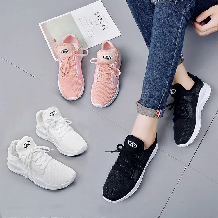 

MIYEDA Women Sneakers Mesh Vulcanized Shoes Slip on Summer Shallow All-match Female Shoes Breathable Casual Pumps