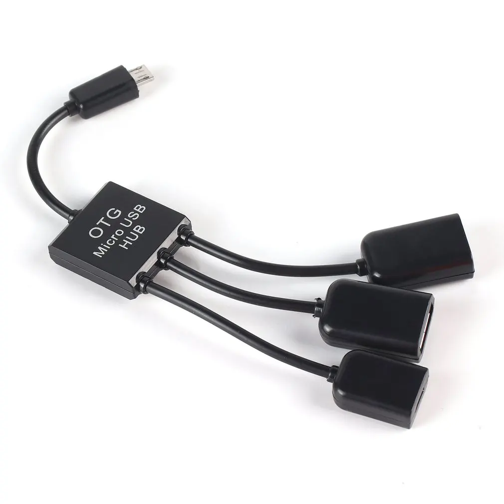 Rechargeable Micro USB Hub OTG Connector Spliter Power Charging Cable For Smart phone Computer Tablet PC Data Wire | Обустройство