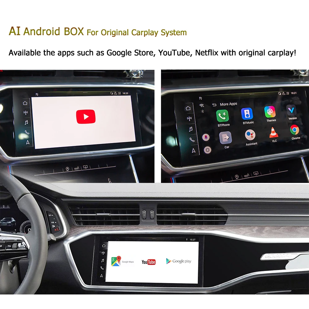 Новая Обновленная Универсальная автомобильная Android система Carplay 4 + 64 ГБ USB AI