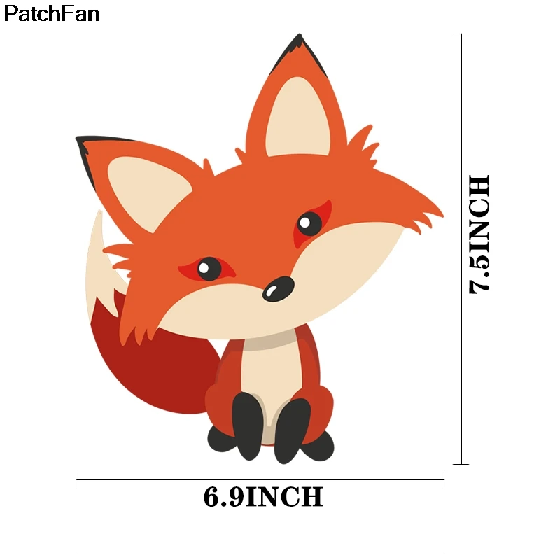 Патчи для глажки с принтом лисы родителей и детей|Заплатки| |