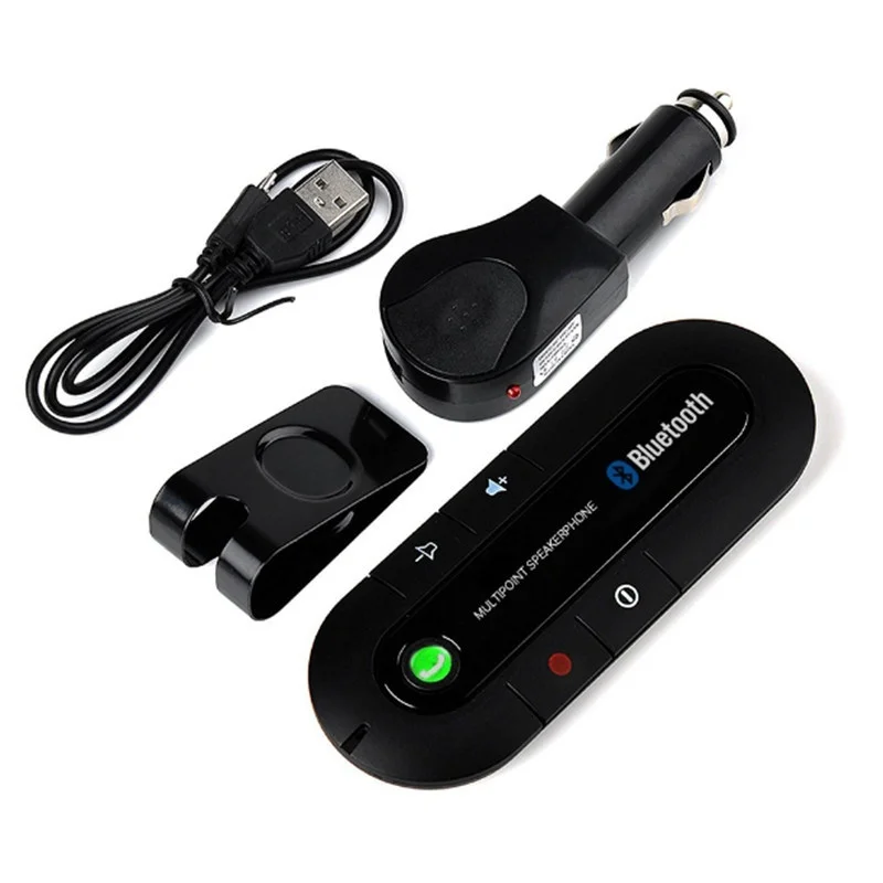 Автомобильный беспроводной комплект громкой связи, Bluetooth, MP3 плеер, многоточечный динамик для Android и iPhone, автомобильный Bluetooth, авто